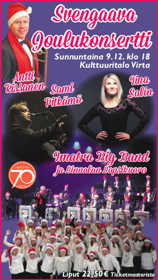 Joulukonsertti 09.12.2018 18:00